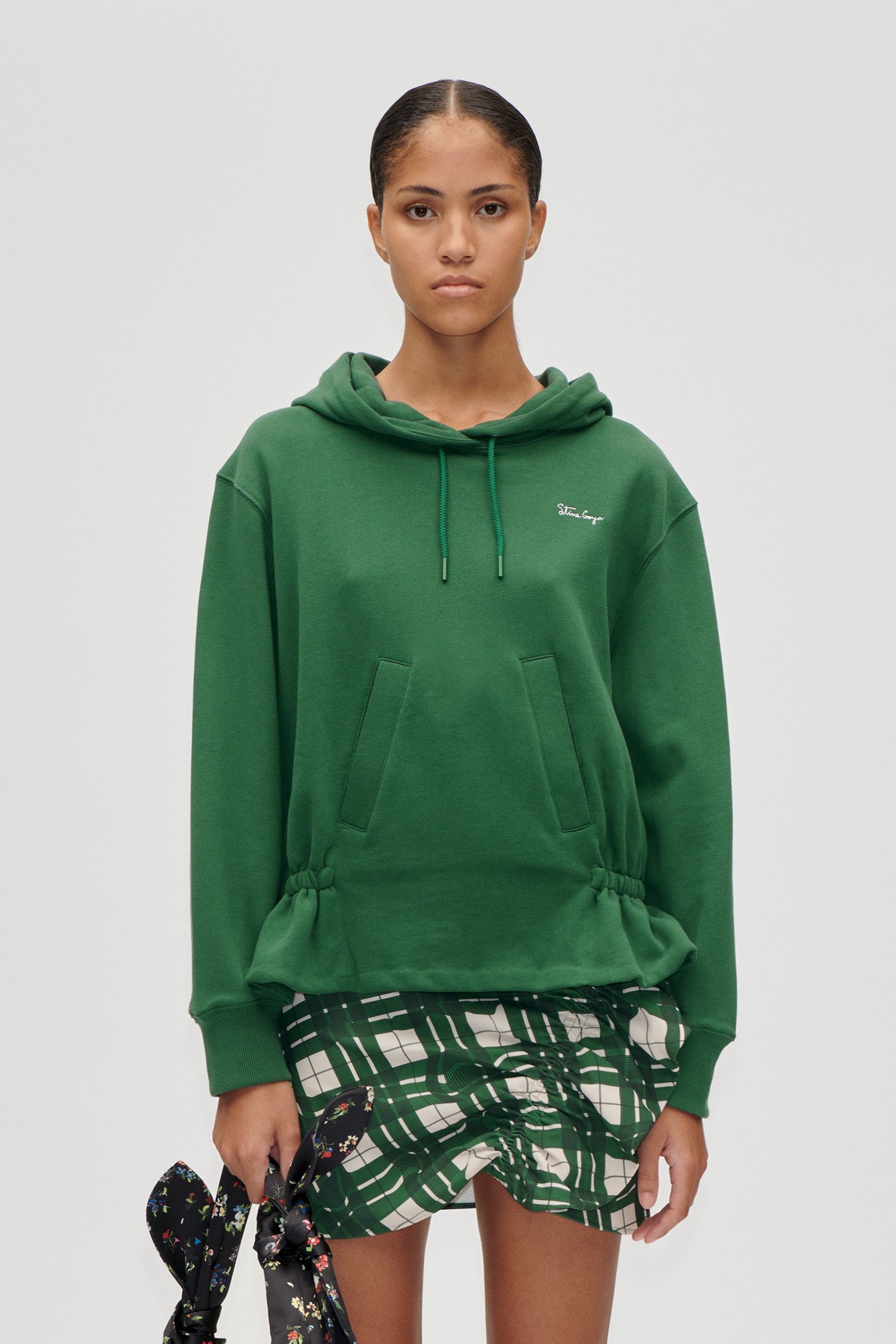 Cinched Waist hoodie - Eden